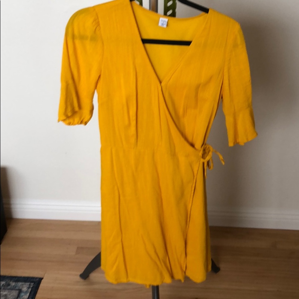 Yellow summer dress